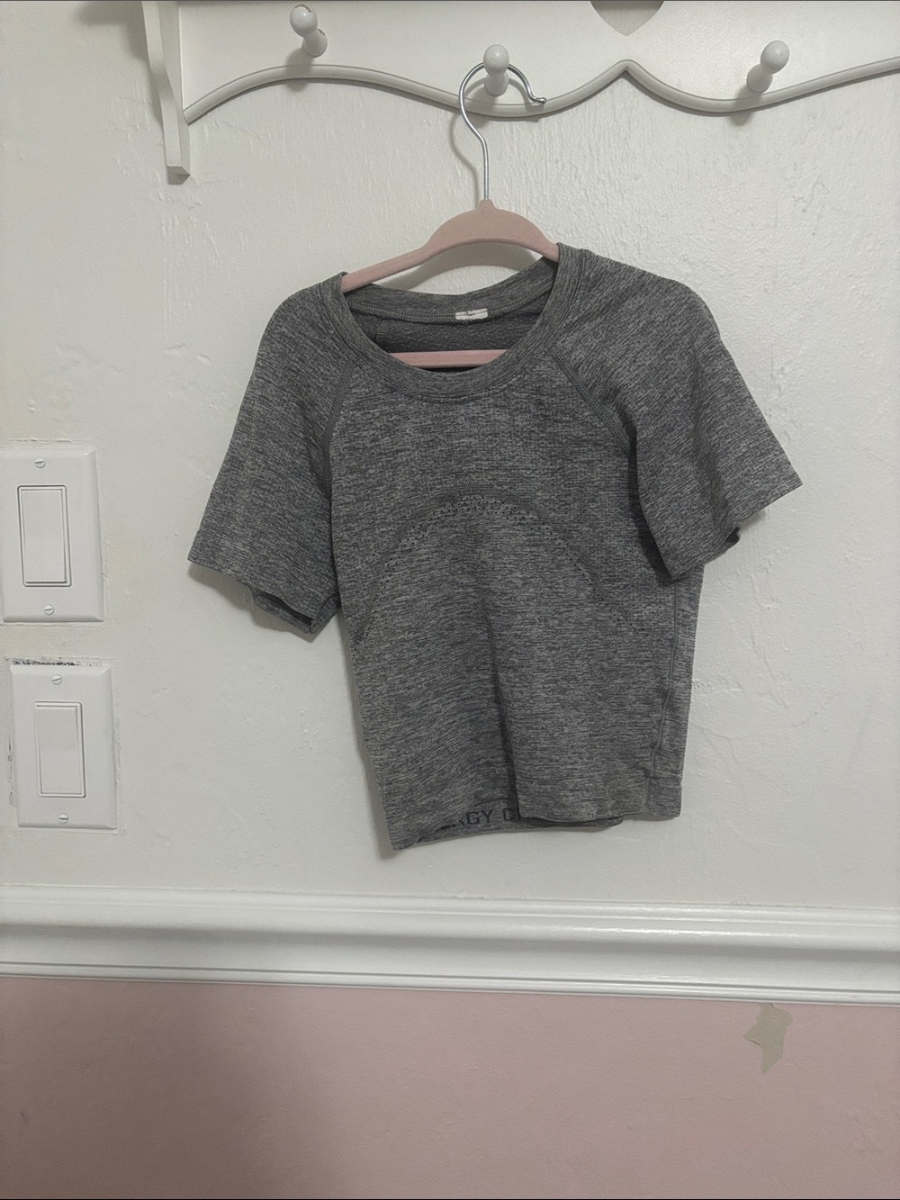 lululemon athletica Kids Short Sleeve Heather Gray Tee